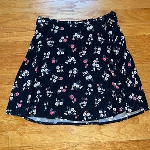 Hollister floral wrap skirt
